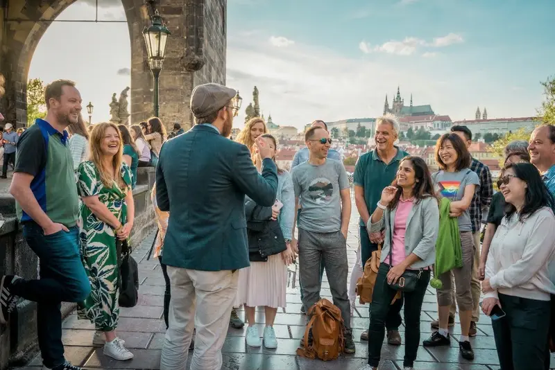 Firmenteam bei einer Veranstaltung in Wien