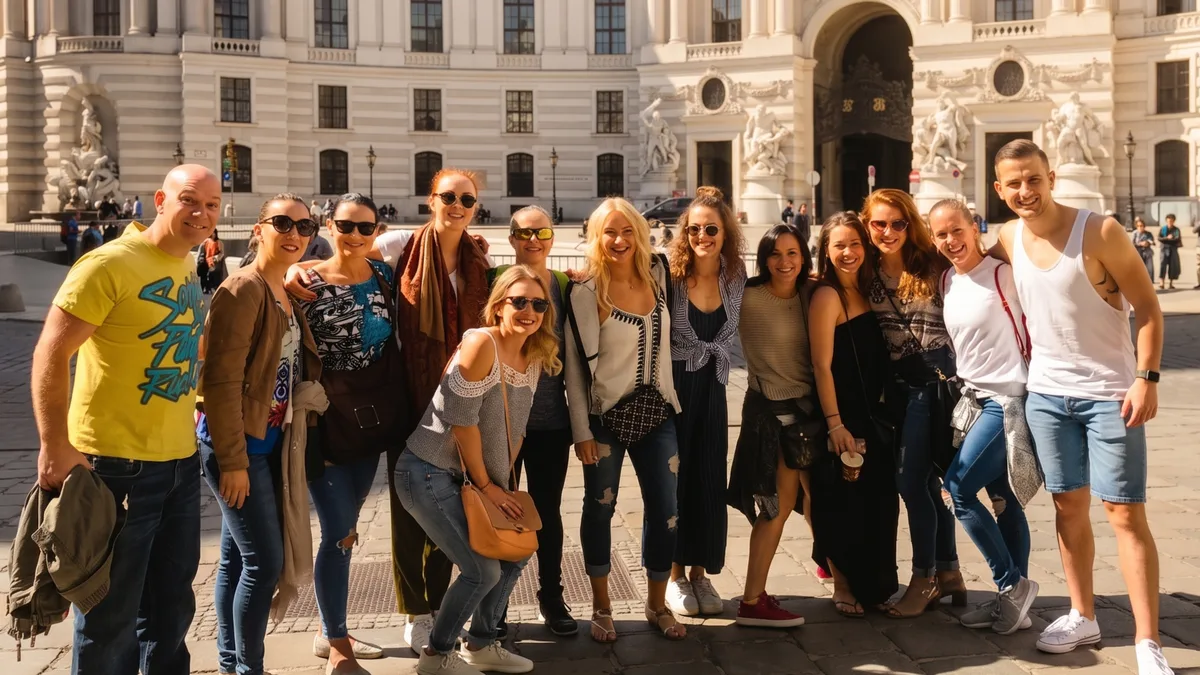 Treasure Hunt Vienna team discovering hidden stories in Vienna's historic centre