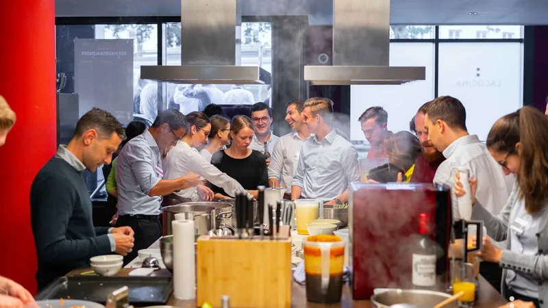 Firmen-Kochkurs in Wien bei La Cocina Kochschulen